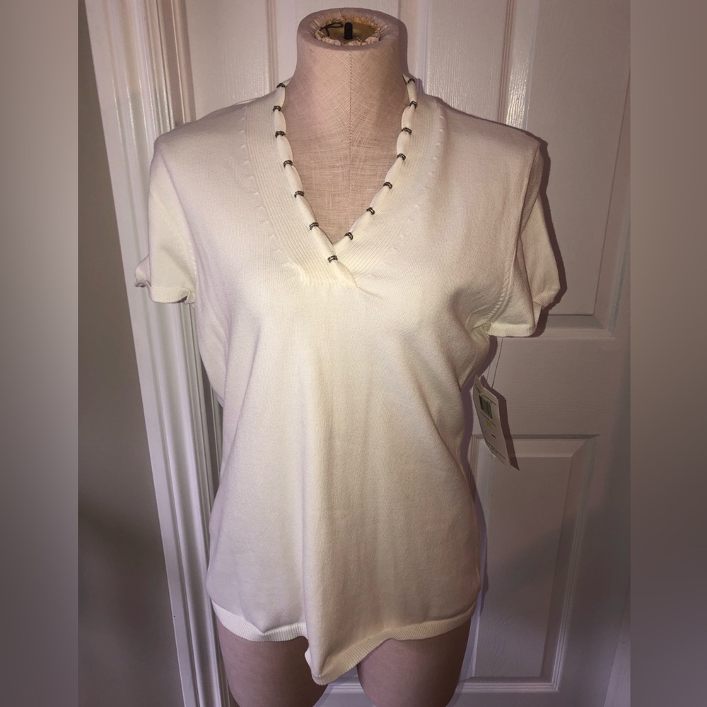 Emma James Elegant V-Neck Women's Top